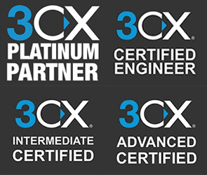 3CX Platinum Partner and Certifcations