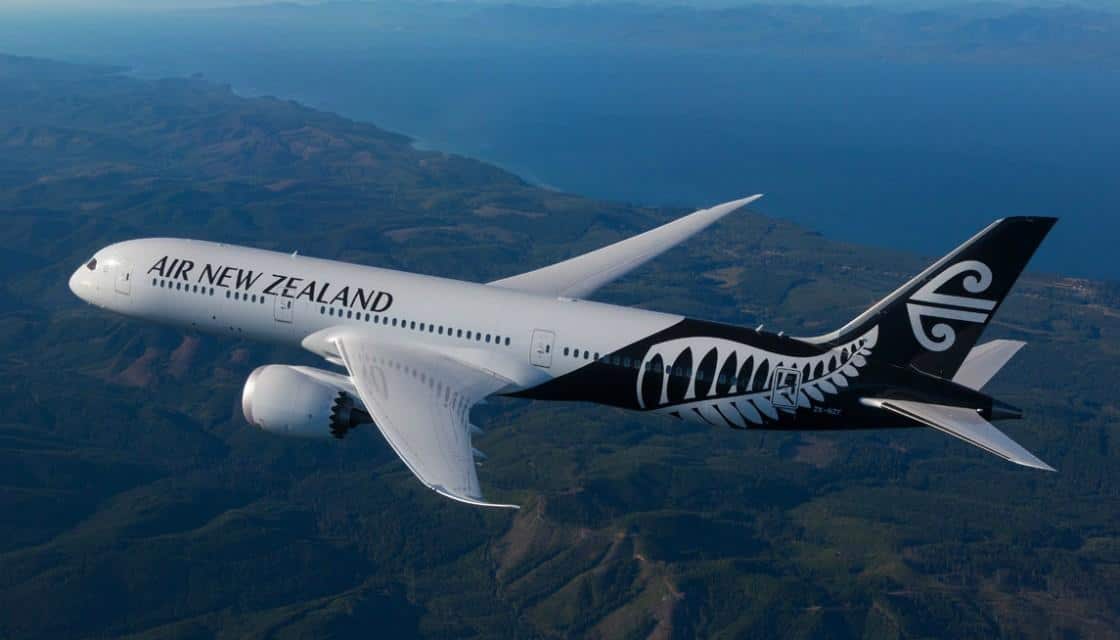 Air New Zealand in-flight Wi-Fi